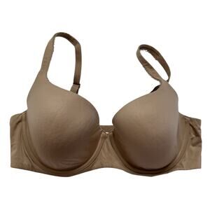 VICTORIAS SECRET Body by Victoria Lined Demi Bra in Beige Size 38D Underwire